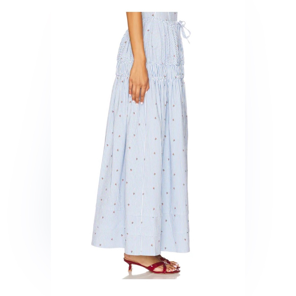 Tiered Midi Skirt in Sky Multi WeWoreWhat - Picture 2 of 7